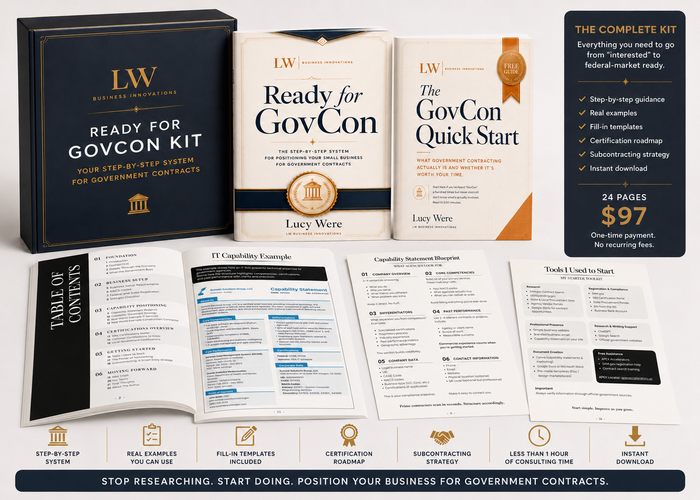 GovCon Starter Kit